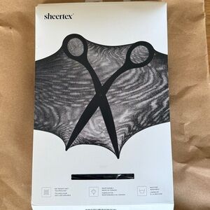 Sheertex Black Semi-Opaque Rip Resistant Tights BRAND NEW IN BOX! Medium